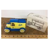 Diecast Nestle Quik delivery truck bank