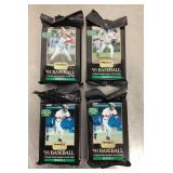 4 sealed 1993 Score Pinnacle baseball wax packs