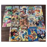 14 assorted comic books