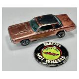 1967 Hot Wheels red line Custom T-Bird w/button