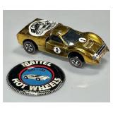 1967 Hot Wheels red line Ford J-Car with button