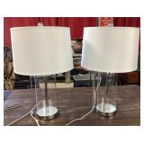 Pair of modern table lamps