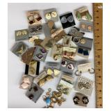 Collection of costume earrings