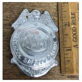 AAA School Safety Patrol badge