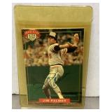 Jim Palmer autographed baseball card with COA
