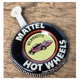 1967 Mattel Hot Wheels red line Silhouette button