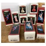 10 Hallmark ornaments