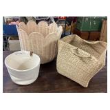 3 storage baskets