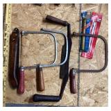 Hand saws, draw knife, etc.