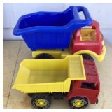 2 toddler dump trucks