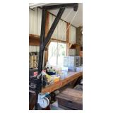 Game hoist set up for hidden hitch