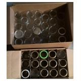 2 boxes of jars