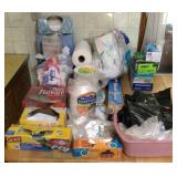 Collection of paper goods, bags, & wrap