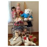 Collection of stuffed animals
