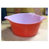 Red Pyrex Friendship casserole dish --no lid