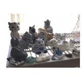 Assorted cat figures