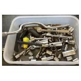 1/4' and 3/8' sockets and ratchets