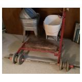 Weight bench and weights