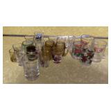 Collection of shot glasses