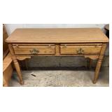 Oak sofa table