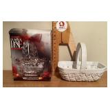 Ceramic and crystal baskets