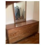 Dresser with mirror