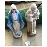 16' concrete religious garden statuary