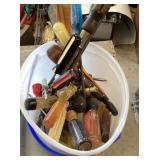 Bucket of screwdrivers