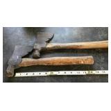 Pair of roofing hatchets