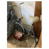 Roadmaster exercise bike and bowling ball