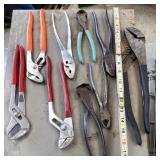 Vise grips and pliers