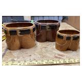 Set of 3 pants planters