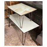 2 MCM tables with hairpin legs