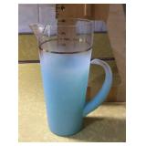MCM frosted glass Blendo pitcher