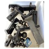 Drawer full of hitches and balls