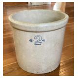2 gallon stoneware crock