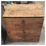 Box made out of wine crates