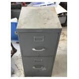 2-drawer metal file cabinet