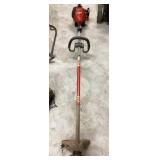Curved shaft weedeater