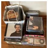 CDs and cassette tapes