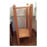 2-tier wood plant stand