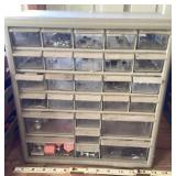 Small parts organizer and contents