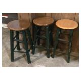 3 stools