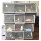 Hardware organizer plus contents