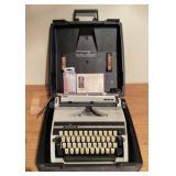 Adler portable manual typewriter with case