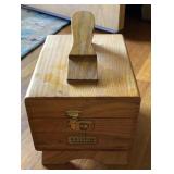 Griffin shoeshine box and contents