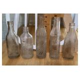 5 old bottles