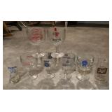 8 beer glasses