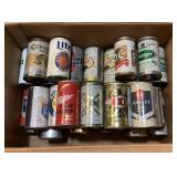 Box of beer cans