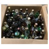 Large box of bottles